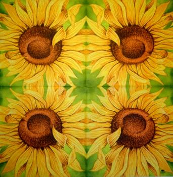 190 Sonnenblumen - 3-lagig - Cool Time